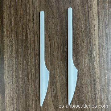 Cuchillo bioplásico desechable de alta calidad compostable